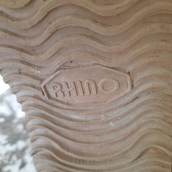 RHINO REDDISH BROWN Men's LEATHER Work boots SIZE 7 - Picture 11 of 15